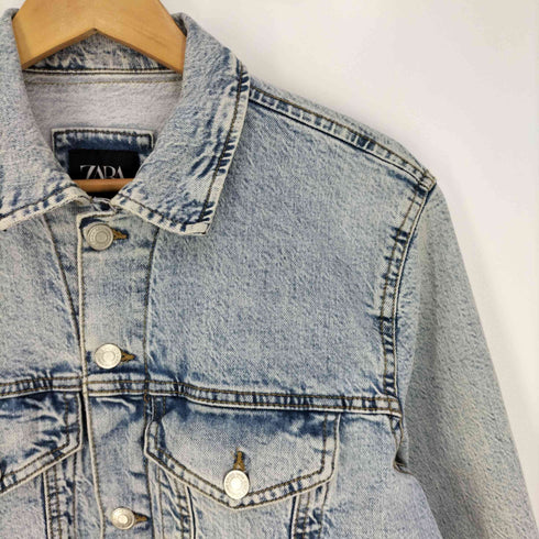 ザラ ZARA BASIC DENIM JACKET ベーシックデニムジャケット メンズ import:S