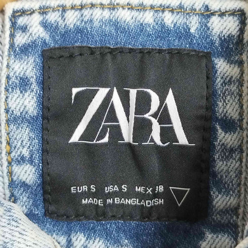 ザラ ZARA BASIC DENIM JACKET ベーシックデニムジャケット メンズ import:S