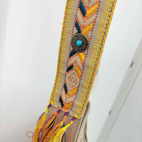 デシグアル Desigual ZULEMA KEMI フリンジ クロスボディーバッグ レディース
