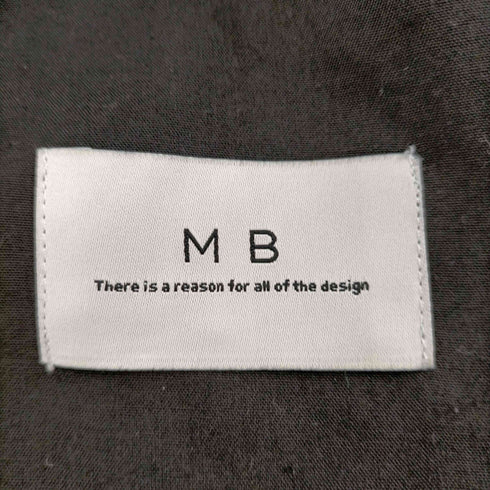 エムビー MB センタープレス スラックスパンツ メンズ import:M