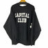 チャンピオン Champion 90s 後期 MADE IN USA REVERSE WEAVE 2段発泡プリントスウェット CAPITAL CLUB メンズ import:XL