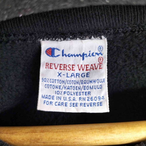 チャンピオン Champion 90s 後期 MADE IN USA REVERSE WEAVE 2段発泡プリントスウェット CAPITAL CLUB メンズ import:XL