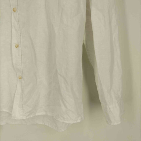 ザラ ZARA TEXTURED LINEN-COTTON SHIRT テクスチャードリネンコットンシャツ メンズ import:M