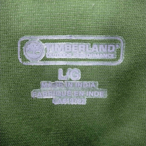 ティンバーランド Timberland フロント刺繍ショートスリーブ比翼シャツ メンズ JPN:L