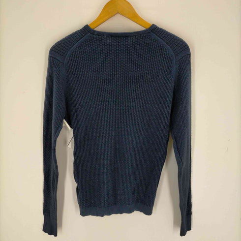 ジョンスメドレー JOHN SMEDLEY England製 ワッフルコットンニット メンズ JPN:S