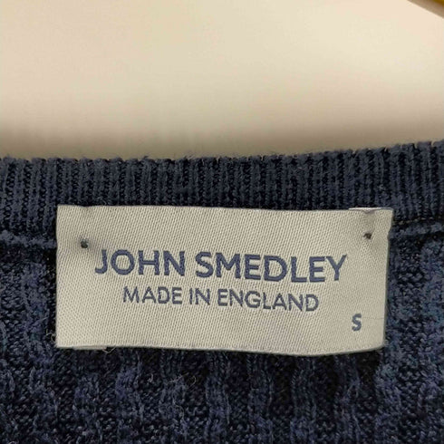 ジョンスメドレー JOHN SMEDLEY England製 ワッフルコットンニット メンズ JPN:S