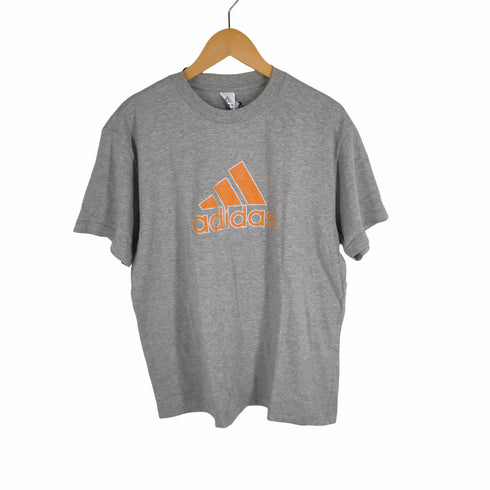 アディダス adidas 00s ロゴプリントクルーネックTシャツ メンズ JPN:M