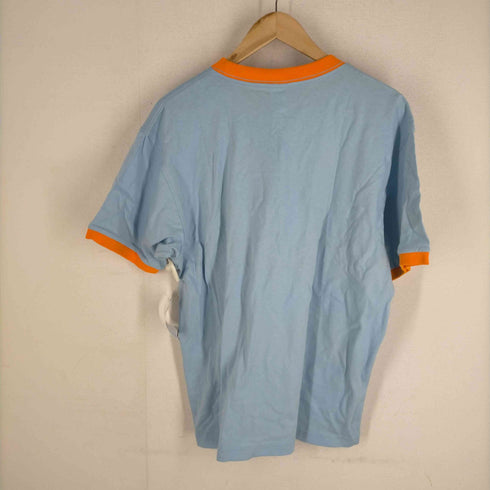 アディダス adidas 00S ロゴプリントクルーネックリンガーTシャツ メンズ JPN:M