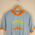 アディダス adidas 00S ロゴプリントクルーネックリンガーTシャツ メンズ JPN:M