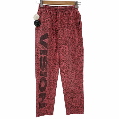 ヴィジョンストリートウェア VISION STREET WEAR USA製 総柄 ロゴプリント イージーパンツ メンズ JPN:XL