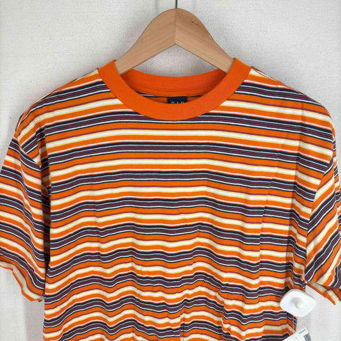 ギャップ Gap 00S OLD マルチボーダープリントクルーネックTシャツ メンズ JPN:XXL