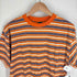ギャップ Gap 00S OLD マルチボーダープリントクルーネックTシャツ メンズ JPN:XXL