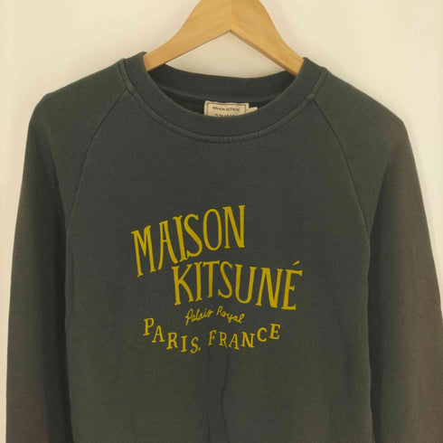 メゾンキツネ maison kitsune フロント プリント プルオーバー スウェット レディース import:S