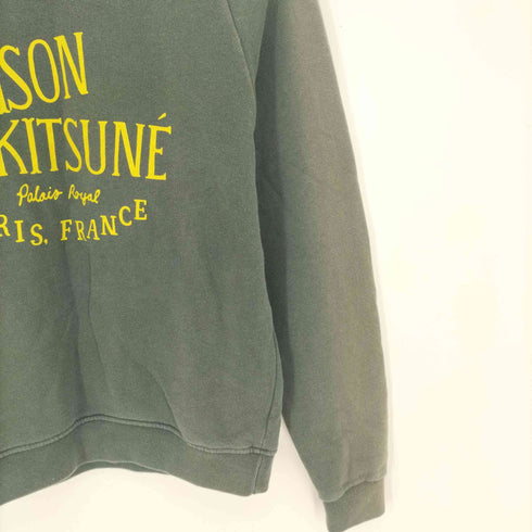 メゾンキツネ maison kitsune フロント プリント プルオーバー スウェット レディース import:S