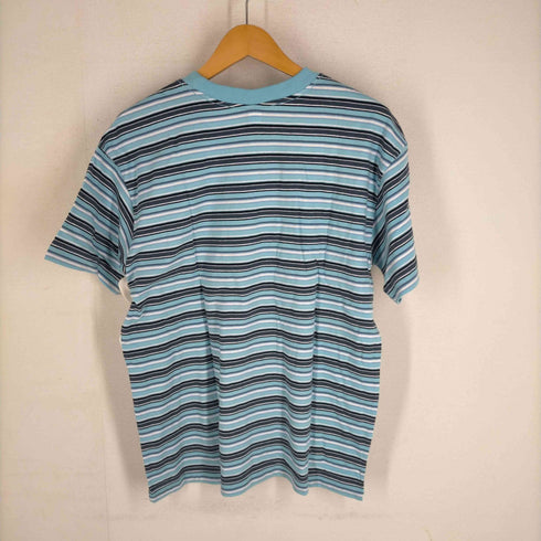 ギャップ Gap 00S OLD マルチボーダープリントクルーネックTシャツ メンズ XXL