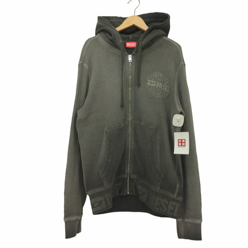 ディーゼル DIESEL 2024SS グレンマーティンス S-GINAFY-HOOD-ZIP ジップアップパーカー メンズ import:M