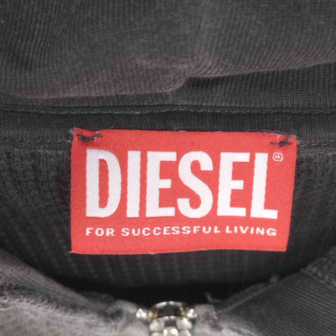 ディーゼル DIESEL 2024SS グレンマーティンス S-GINAFY-HOOD-ZIP ジップアップパーカー メンズ import:M