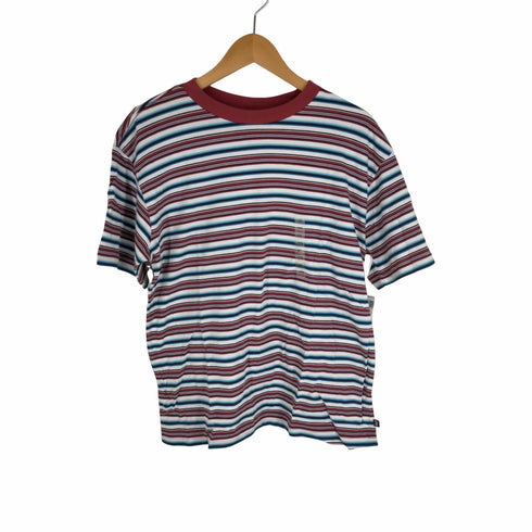 ギャップ Gap 00S OLD マルチボーダープリントクルーネックTシャツ メンズ JPN:XXL