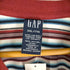 ギャップ Gap 00S OLD マルチボーダープリントクルーネックTシャツ メンズ JPN:XXL
