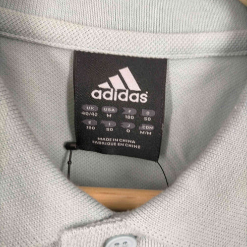 アディダス adidas 00S パフォーマンスロゴ刺しゅう鹿の子ポロシャツ メンズ JPN:M