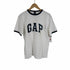 ギャップ Gap 00S OLD アーチロゴクルーネックリンガーTシャツ メンズ XXL