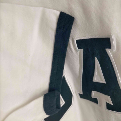 ギャップ Gap 00S OLD アーチロゴクルーネックリンガーTシャツ メンズ XXL