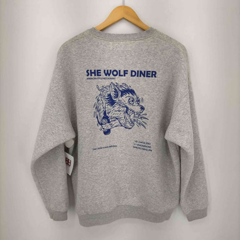 フリークスストア FREAKS STORE 別注ビッグシルエットバックプリントクルーネックスウェット レディース JPN:M