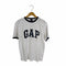 ギャップ Gap 00S OLD アーチロゴクルーネックリンガーTシャツ メンズ XXL