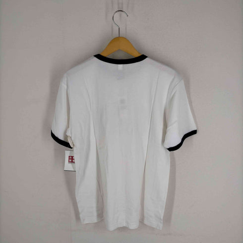ギャップ Gap 00S OLD アーチロゴクルーネックリンガーTシャツ メンズ XXL