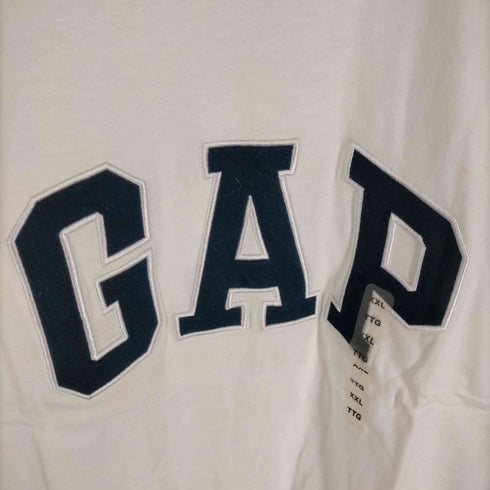 ギャップ Gap 00S OLD アーチロゴクルーネックリンガーTシャツ メンズ XXL