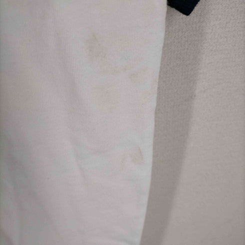 ギャップ Gap 00S OLD アーチロゴクルーネックリンガーTシャツ メンズ XXL