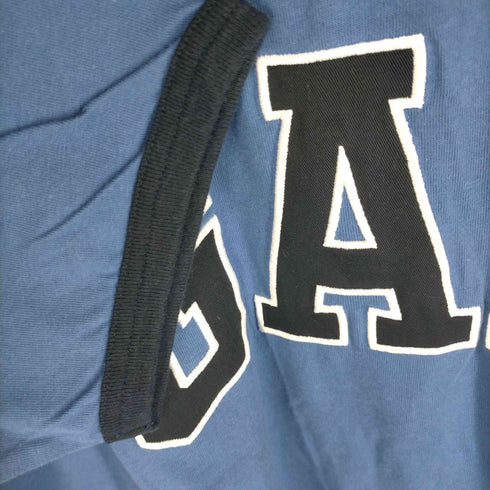 ギャップ Gap 00S OLD アーチロゴクルーネックリンガーTシャツ メンズ JPN:XXL