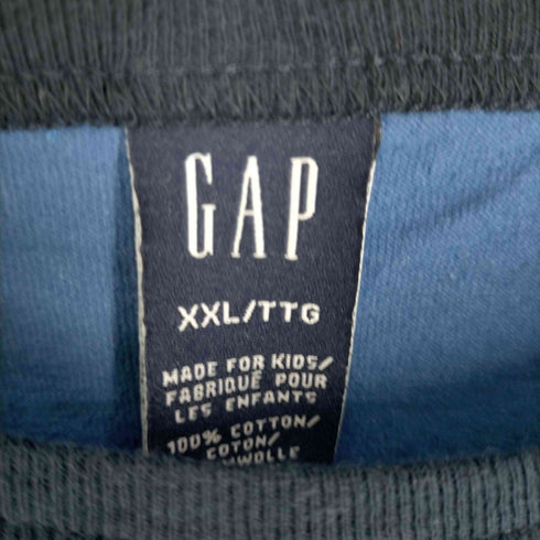 ギャップ Gap 00S OLD アーチロゴクルーネックリンガーTシャツ メンズ JPN:XXL