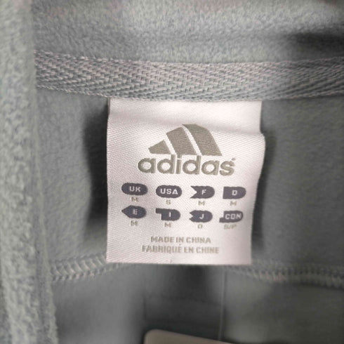 アディダス adidas 00S パフォーマンスロゴ刺しゅう ハーフジップフリース 裾ドローコード メンズ JPN:0
