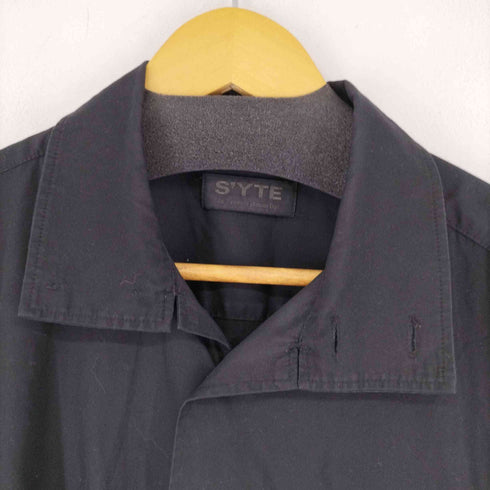 サイトバイヨウジヤマモト syte by Yohji Yamamoto スタンドカラー シングル オーバー シャツコート メンズ JPN:3