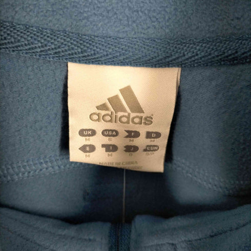 アディダス adidas 00S パフォーマンスロゴ刺しゅう ハーフジップフリース 裾ドローコード メンズ JPN:0