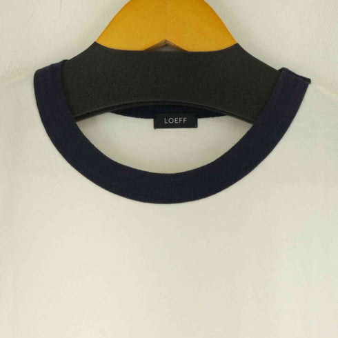 ロエフ LOEFF コットン リンガー Tシャツ レディース FREE