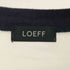 ロエフ LOEFF コットン リンガー Tシャツ レディース FREE