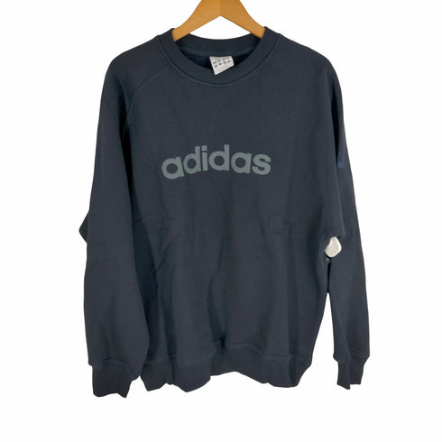 アディダス adidas 00S ロゴ刺しゅうラグランスウェットシャツ メンズ JPN:M