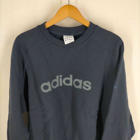 アディダス adidas 00S ロゴ刺しゅうラグランスウェットシャツ メンズ JPN:M