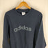 アディダス adidas 00S ロゴ刺しゅうラグランスウェットシャツ メンズ JPN:M