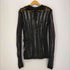 voltage control filter Openwork Mohair Knit Top / Black レディース FREE