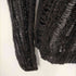 voltage control filter Openwork Mohair Knit Top / Black レディース FREE
