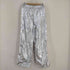 ザラ ZARA METALLIC PARACHUTE PANTS レディース M
