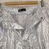 ザラ ZARA METALLIC PARACHUTE PANTS レディース M