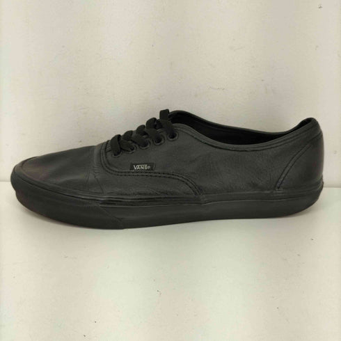 バンズ VANS AUTHENTIC オーセンティック VN000JRAL3B (LEA)BLK/BLK メンズ JPN:27.5