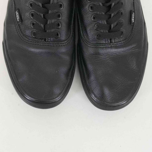 バンズ VANS AUTHENTIC オーセンティック VN000JRAL3B (LEA)BLK/BLK メンズ JPN:27.5