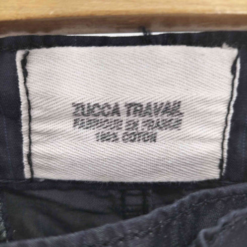 ズッカトラバイユ ZUCCa TRAVAIL ジップギミック ボタンフライ ストライプ スラックスパンツ Y2K レディース JPN:0