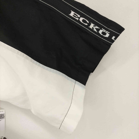 エコー ecco 両面刺繍半袖ナイロンジャケット メンズ