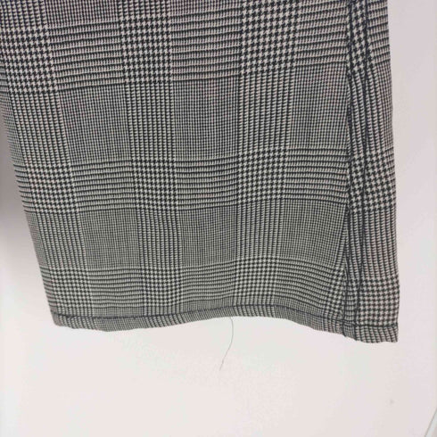 ジュンヤワタナベコムデギャルソン JUNYA WATANABE COMME des GARCONS AD2003 04SS 千鳥格子 フレア スラックスパンツ ローライズ レディース JPN:M